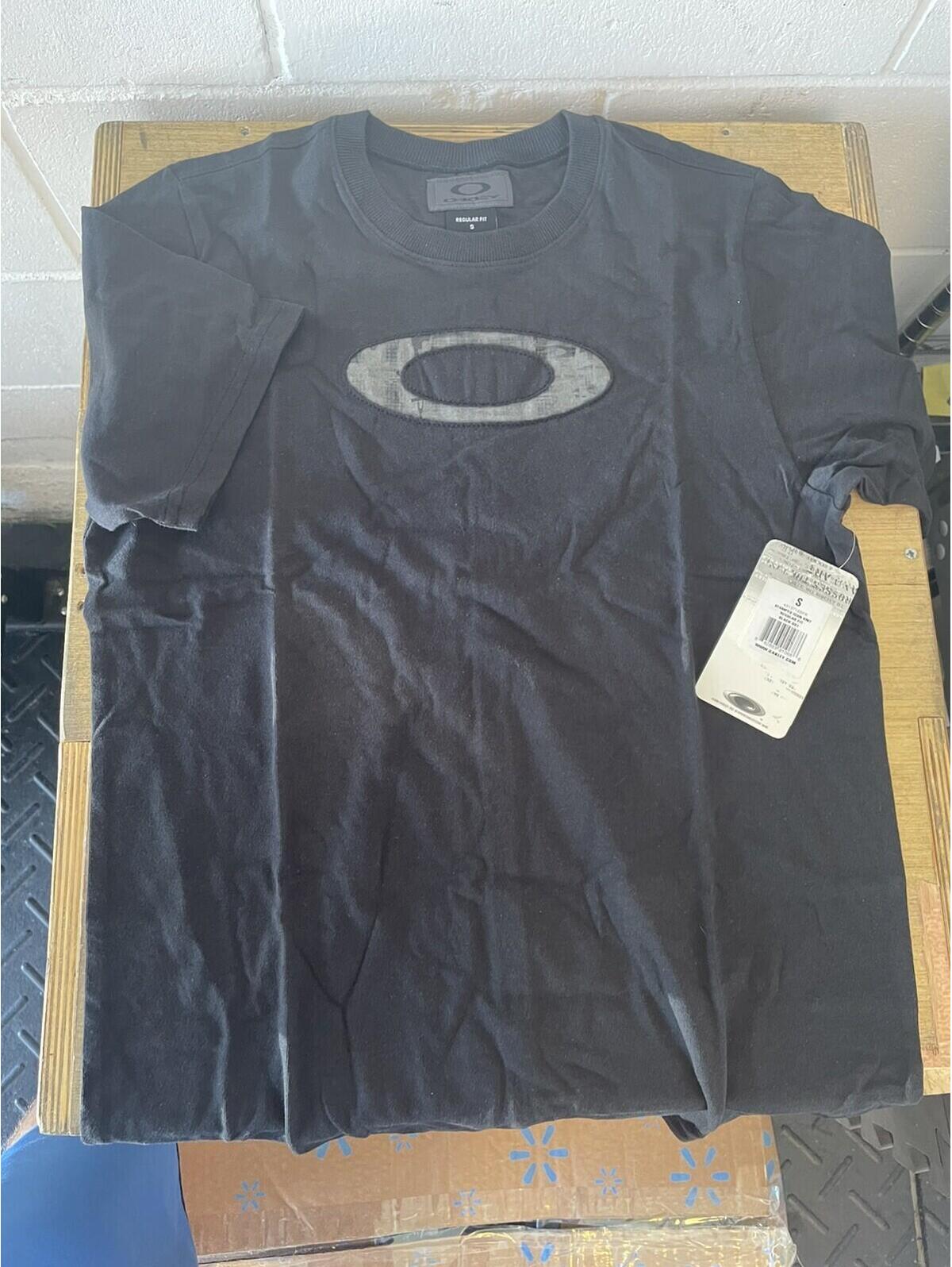 Oakley Stamped Icon Knit T Shirt Black Size S New